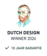 Dutch Design Winner 2026 - 10 jaar garantie
